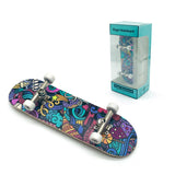 DIY Toy Skates, Park Tech, Deck Stunt Part with Metal Bracket and Bearing Wheel, Professional Finger Skateboards