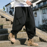Large Pocket Design Sense, Wide-leg Workwear Tactical Pants