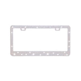 Stick-on Crystals Number Plate Frame, US Standard Acrylic Diamond License Plate Frame