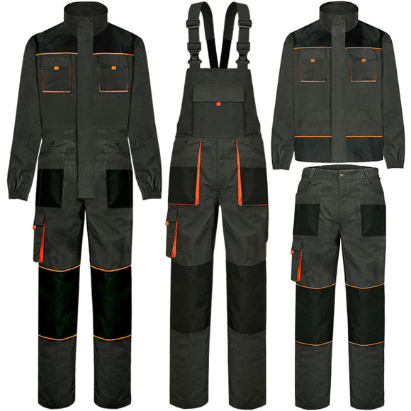 Wear-resistant, Multi-pocket Overalls Work Suit