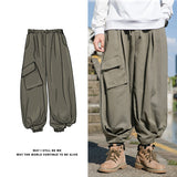 Large Pocket Design Sense, Wide-leg Workwear Tactical Pants