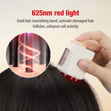 Red Light, Vibration Massage Comb, Micro Current Scalp Remedy