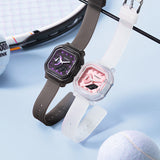 Multifunctional Students' Electronic, Luminous Casual Jelly Silicone Watch