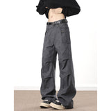 American High Street Washed Pants, Distressed Overalls