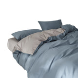 Simple Style, Solid Color, Two Colors, Cotton Bed Quilt Set