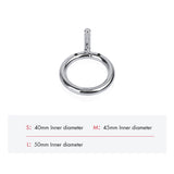 Metal Men's Chastity Lock, Catheter Device, Bird Cage