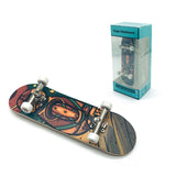 DIY Toy Skates, Park Tech, Deck Stunt Part with Metal Bracket and Bearing Wheel, Professional Finger Skateboards