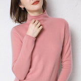 Merino Half-collar Wool Sweater for Women