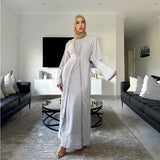 Fringe Cardigan Robe – Modest Muslim Women’s Outerwear