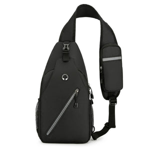 New Multifunctional Men's Shoulder Crossbody Bag, Female Hard-wearing Canvas Messenger Pouches