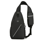 New Multifunctional Men's Shoulder Crossbody Bag, Female Hard-wearing Canvas Messenger Pouches