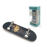 DIY Toy Skates, Park Tech, Deck Stunt Part with Metal Bracket and Bearing Wheel, Professional Finger Skateboards