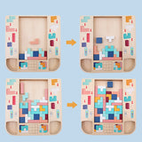 Early Education, Children Puzzle, Wooden Three-dimensional Activity Toys