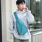 New Multifunctional Men's Shoulder Crossbody Bag, Female Hard-wearing Canvas Messenger Pouches