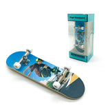 DIY Toy Skates, Park Tech, Deck Stunt Part with Metal Bracket and Bearing Wheel, Professional Finger Skateboards