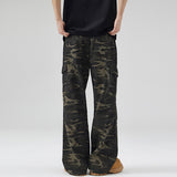 Paratrooper Camouflage Men and Women's, Multi-pocket Cargo Pants