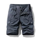 Summer Thin Men's Overalls, Cotton Multi-pocket Trousers, Teen-trend Wear-resistant Straight-leg Casual Pants