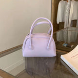 Women's Fashion, Simple Lychee Pattern, Portable Shoulder Messenger Bag