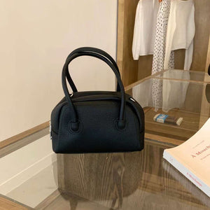 Women's Fashion, Simple Lychee Pattern, Portable Shoulder Messenger Bag