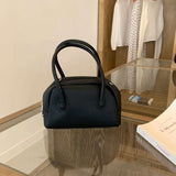 Women's Fashion, Simple Lychee Pattern, Portable Shoulder Messenger Bag