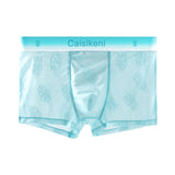 Summer Ice Silk, Ultra-thin Breathable, Mesh Boxers