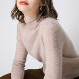 Merino Half-collar Wool Sweater for Women