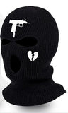 Neon Balaclava Three-hole Ski Mask, Full Face Winter Party Headgear