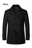 Trendy Fashion, Double-breasted Lapel Mid-length, Men's Peaky-B Wool Coat