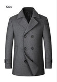 Trendy Fashion, Double-breasted Lapel Mid-length, Men's Peaky-B Wool Coat