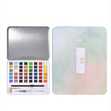 Metallic Gouache, Hand-painted Nail Art