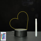 3D Acrylic Handwriting Message Board LED Light, Creative Note Lamp