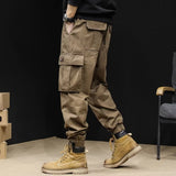 Men's Spring and Summer Plus Size Deep Cargo Casual Pants