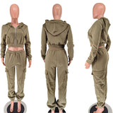 Women's Casual Sweater Pants Suit