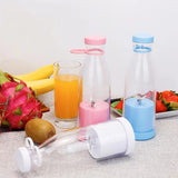 Electric USB Wine Bottle Juicer Cup, 6-leaf Cutter Head for Households