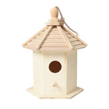 Wooden Birdhouse Bird Cage, Peony Budgerigar Breeding Box