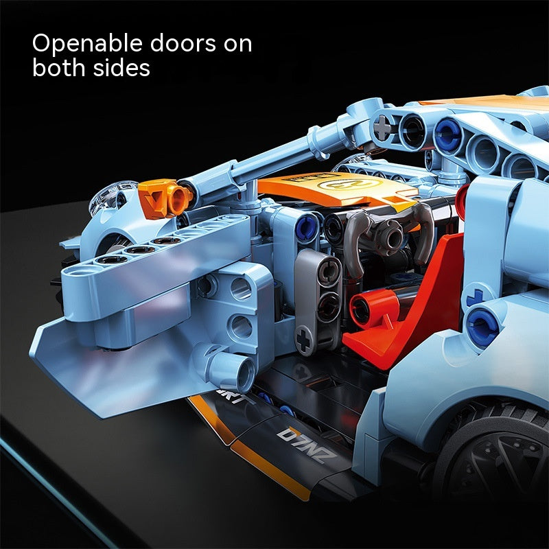 Block Building Racing Sports Car, Car DIY Assembly Model, Assembling C ...