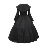Halloveen Medieval Retro Gothic Plus Size Trumpet Sleeve Stage Party Dress