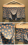 Youth Cartoon Printed Breathable Waist, Boxer Shorts