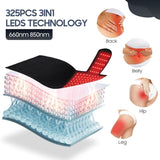 Red Light Heating Waist Belt – Near Infrared Warm Therapy Wrap for Comfort