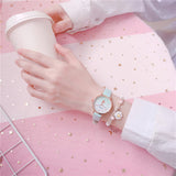 Korean-style Cute Girl, Analog Children's Watch