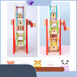 Wooden Animal Hand Ferris Wheel, Early Childhood, Educational Toys