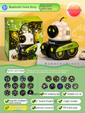 LED Night Light Starry Sky Projector Galaxy Robot Projection Lamp Bluetooth Music for Kids Bedroom Home Party Decoration