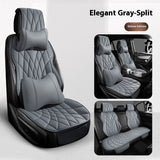 Universal Leather Car Seat Cover – Semi-surrounded Design for Vehicles