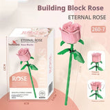 Artificial Rose Bouquet Building Blocks Set – Creative Flower Assembly Toy