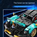 Assembled Super Sports Car, Educational Building Blocks Model