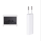 3D Flame Fireplace Aromatherapy Machine, Colorful Essential Oil Diffuser, Home Large Fog Volume Humidifier
