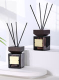 Hotel Fragrance Rattan Reed Diffuser with Wooden Lid, Essential Oil