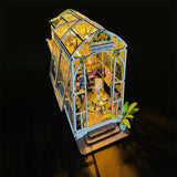 English Version DIY Hand-pasted Cottage Assembled Garden House Model Ornaments