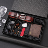Simple Casual Men's 5-piece Quartz Watch Set