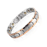 Stainless Steel Jewelry Bracelet, Wellness Energy Magnetic Therapy